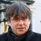 Carles Puigdemont, en una imagen de ayer, en Dublín.-NATÀLIA SEGURA (ACN)