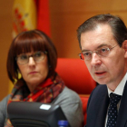 El presidente del CES, Germán Barrios, comparece en las Cortes para explicar las conclusiones del Informe sobre la situación económica y social de Castilla y León en 2013-Ical