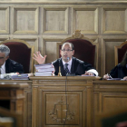 Los magistrados de la Audiencia Provincial de Soria.-LUIS ÁNGEL TEJEDOR