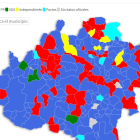 Mapa con los alcaldes para el 17 de junio en la provincia de Soria y las dudas. HDS