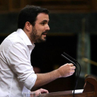 El líder de Izquierda Unida, Alberto Garzón.-JUAN MANUEL PRATS