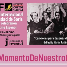 Detalle del cartel anunciador de la conmemoración en Soria del Día del Cine Español. HDS