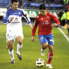 Del Pino en el encuentro ante el Tenerife de la temporada 2010-2011. / Valentín Guisande-