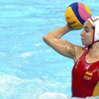 Anni Espar, en el Campeonato de Europa de waterpolo.-EFE / SRDJAN SUKI