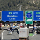 Peaje de la autopista AP-7.-JOAN PUIG