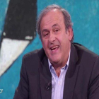 Michel Platini, en una captura de imagen del programa de la RAI.-TWITTER