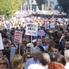 Miles de personas participan el 7 de noviembre en la marcha contra la violencia machista.-DAVID CASTRO