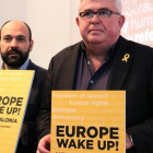 Las entidades soberanistas esperan protagonizar la manifestación más masiva que haya visto la capital de Europa.-BERNAT VILARO (ACN)