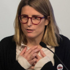 Elsa Artadi, durante una comparecencia en el Parlament.-EFE / QUIQUE GARCÍA
