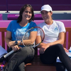 Garbiñe Muguruza y Conchita Martinez, en el 2018.-EUROPA PRESS