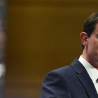 Valls, durante un discurso en Nancy, este viernes.-AFP / JEAN CHRISTOPHE VERHAEGEN