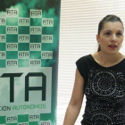 La presidenta de ATA de Castilla y León, Soraya Mayo, presenta un barómetro sobre la situación de los trabajadores autónomos en la Comunidad-Ical