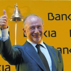 Rodrigo Rato, en el acto de salida a bolsa de Bankia en el 2011.-
