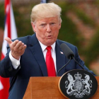 Donald Trump, en una conferencia de prensa en su visita reciente a Londres.-REUTERS / KEVIN LAMARQUE