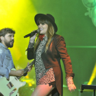 Rozalén durante un concierto en Soria. HDS