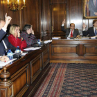 El pleno de febrero en el que se aprobó el último presupuesto. / V.G.-