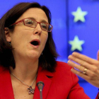 La comisaria europea Cecilia Malmstrom.-OLIVIER HOSLET (EFE)