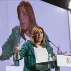 Susana Díaz, este sábado, durante el acto conmemorativo del Día de Andalucía organizado por el PSOE.-JOSE MANUEL VIDAL