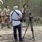 Rodaje del 'teaser' de Héroes de Numancia en Garray a finales del pasado mes de abril-Luis Ángel Tejedor