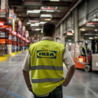 Trabajador en una planta de Ikea-JEFF PACHOUD
