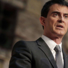 El Primer Ministro, Manuel Valls, durante un discurso del pasado mes de febrero.-Foto: CHARLY TRIBALLEAU / AFP
