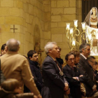 Imagen del nuevo paso de la Verónica de la Cofradía de las Santa Caídas de Jesús, bendecido ayer en alConcatedral de San Pedro.-DIEGO MAYOR