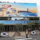 Fachada del Palais des Festivals con el póster de la 71ª edición del festival de Cannes.-AFP / VALERY HACHE