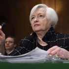Janet Yellen, presidenta del Fed, en una comparecencia en el Senado.-AP / SUSAN WALSH