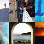 Las mejores imágenes de #EPmomentosdefelicidad del 2016 por los usuarios, de derecha a izquierda y de arriba a bajo: @elenavivesvela, @marcrecio, @osson, @dicalp, @xelar y @ernestsls.-INSTAGRAM