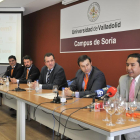 Abellón, Beneit, Bonilla, Guerrero y Herrera en la presentación de la Reserva Educativa.-VALENTÍN GUISANDE