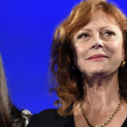 Susan Sarandon, en la entrega de premios en el Festival de Cine de Taormina (Italia), el 12 de junio.-AP / CLAUDIO ONORARTI