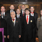 Los galardonados con las llaves de la Casa Troncal de los Doce Linajes. / DIEGO MAYOR-