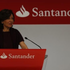 Ana Patricia Botín, presidenta del Banco Santander, en Madrid.-DAVID CASTRO
