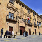 Imagen exterior del Palacio de Condes de Gómara que alberga los juzgados sorianos. / Á. MARTÍNEZ-
