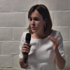 -Laura Martínez, representante de la embajada española en Bélgica que intervino en el debate del Diplocat.