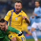 Cassano, con la camiseta de la Sampdoria-AFP / ALBERTO PIZZOLI
