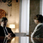Carles Puigdmenont y Jordi Évole, en el Palau de la Generalitat.-EL PERIÓDICO (LA SEXTA)