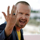 El actor estadounidense Aaron Paul, protagonista de ’El camino’, a su llegada a Sitges.-EFE / SUSANNA SAEZ