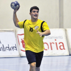David Villoslada, durante un partido del BMSoria esta temporada.-VALENTÍN GUISANDE