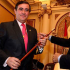 Pardo el día que tomó posesión como presidente de la Diputación en la actual legislatura.-VALENTÍN GUISANDE