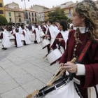 Imagen de la Exaltación del tambor, el bombo y la corneta celebrada el año pasado en Almazán. / ÚRSULA SIERRA-