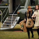 Jenna y Barbara Bush loan la evolución de Malia y Sasha.-AFP / TIM SLOAN