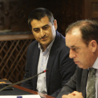 Alex González, gerente de la empresa, y Benito Serrano, presidente de la Diputación.-LUIS ÁNGEL TEJEDOR