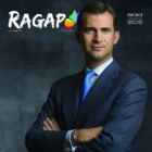 El Rey en la portada de la revista gay RAGAP.-