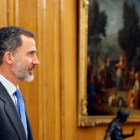 El rey Felipe VI, este lunes.-EFE
