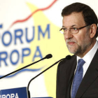 Rajoy en e Fórum Europa. LA MONCLOA-