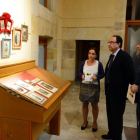 Inauguración de la muestra que acoge durante todo el mes el Archivo Histórico Provincial.-ALVARO MARTÍNEZ