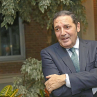El consejero Antonio Saéz en la rueda de prensa-Ical
