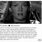 El mensaje de Uma Thurman.-INSTAGRAM