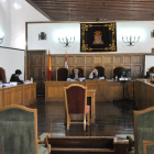 Un momento de una de las sesiones del juicio celebrado la pasada semana en la Audiencia Provincial de Soria.-VALENTIN GUISANDE